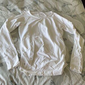 ATHLETA LONG SLEEVE TOP,SIZE SMALL,WHITE